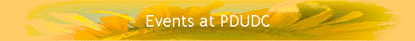 Events at PDUDC